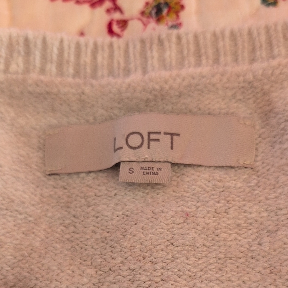 Loft Fair Isle Women's Sweater - Pink and Cream - Picture 3 of 4